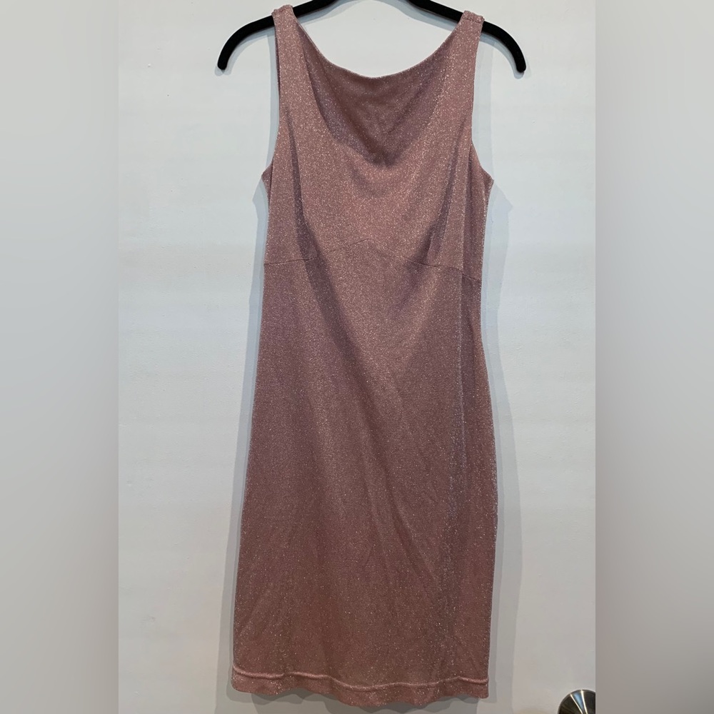 Pink Sparkly Dress w/ Low Back